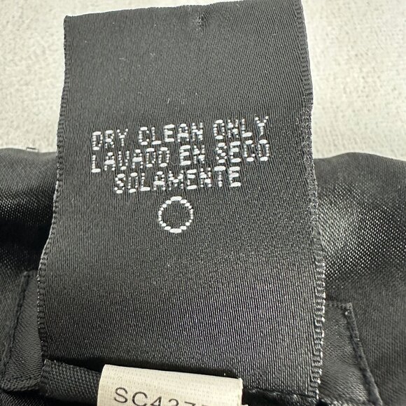 Spense Womens Black Sleeveless V-Neck Dress With Side Zipper Size 14 - Picture 5 of 5